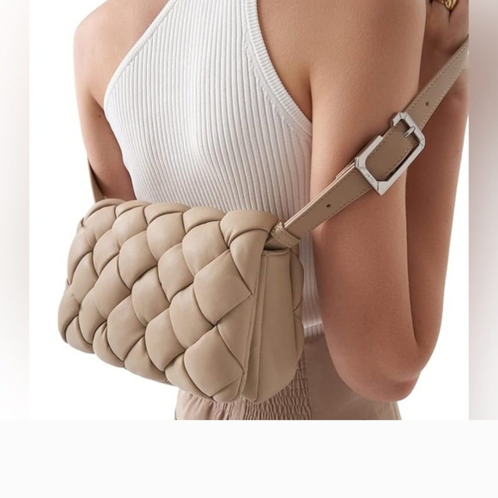 JW PEI Maze Crossbody Bag in Color Almond
